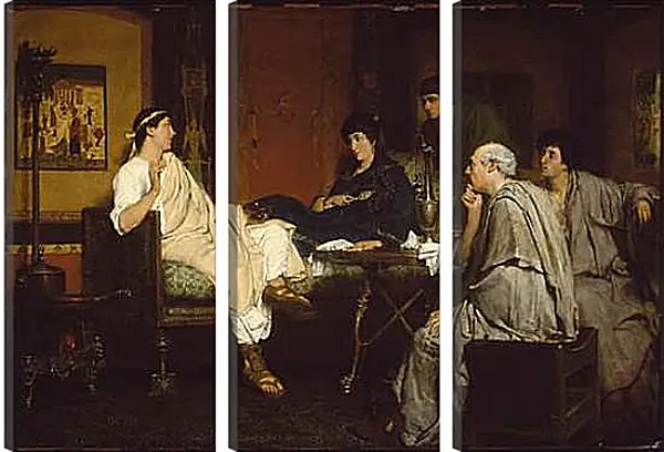 Модульная картина - Tibullus at Delias house. Лоуренс Альма-Тадема Модульная картина - Tibullus at Delias house. Лоуренс Альма-Тадема