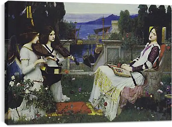 Постер на подрамнике - St.cecilia. Джон Уотерхаус Постер на подрамнике - St.cecilia. Джон Уотерхаус