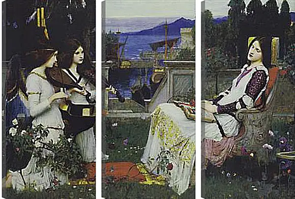 Модульная картина - St.cecilia. Джон Уотерхауз Модульная картина - St.cecilia. Джон Уотерхауз