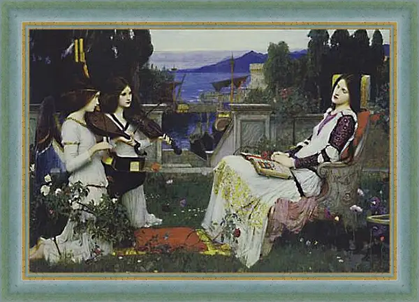 Картина в раме - St.cecilia. Джон Уотерхауз Картина в раме - St.cecilia. Джон Уотерхауз