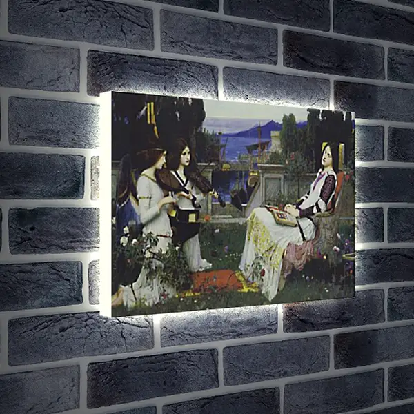Лайтбокс световая панель - St.cecilia. Джон Уотерхауз Лайтбокс световая панель - St.cecilia. Джон Уотерхауз