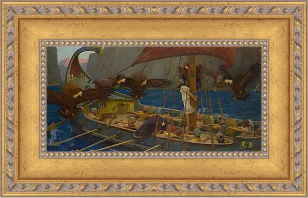 Картина в раме - Ulysses and the Sirens. Джон Уотерхауз Картина в раме - Ulysses and the Sirens. Джон Уотерхауз
