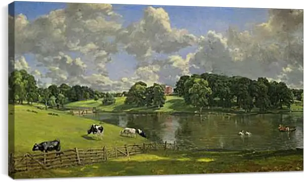 Постер на подрамнике - Wivenhoe Park, Essex. Джон Констебл Постер на подрамнике - Wivenhoe Park, Essex. Джон Констебл