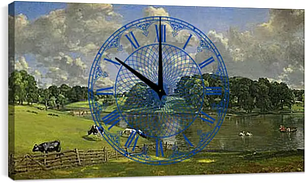 Часы картина - Wivenhoe Park, Essex. Джон Констебл Часы картина - Wivenhoe Park, Essex. Джон Констебл