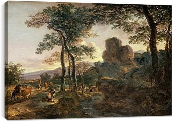 Постер на подрамнике - A Mountain Path. Ян Бот Постер на подрамнике - A Mountain Path. Ян Бот