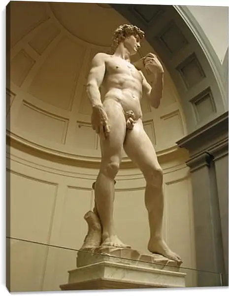 Постер на подрамнике - David. Микеланджело Буонарроти Постер на подрамнике - David. Микеланджело Буонарроти