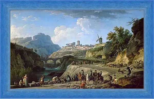 Картина в раме - Construction of a road. Якоб ван Рейсдал Картина в раме - Construction of a road. Якоб ван Рейсдал