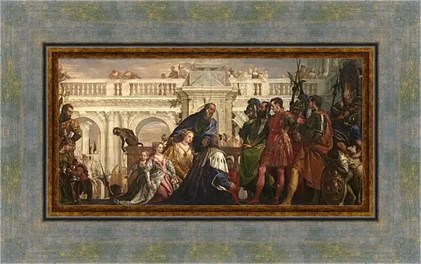 Картина в раме - The family of Darius before Alexander. Паоло Веронезе Картина в раме - The family of Darius before Alexander. Паоло Веронезе