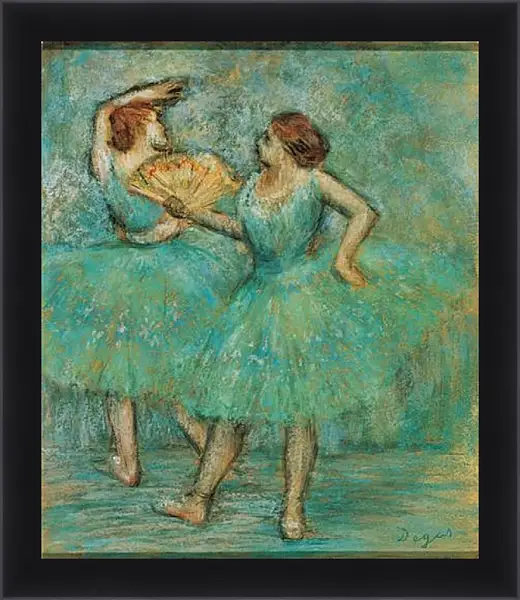 Картина в раме - Two Dancers. Эдгар Дега Картина в раме - Two Dancers. Эдгар Дега