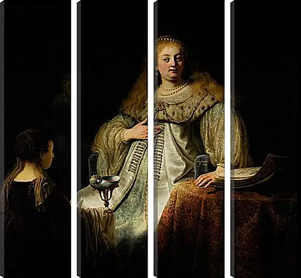 Модульная картина - Sophonisba (Sophonisbe, Sophoniba in Punic, Saphanbaal). Рембрандт Модульная картина - Sophonisba (Sophonisbe, Sophoniba in Punic, Saphanbaal). Рембрандт