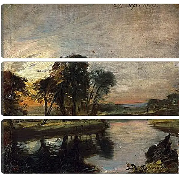 Модульная картина - A View on the Stour. Джон Констебл Модульная картина - A View on the Stour. Джон Констебл