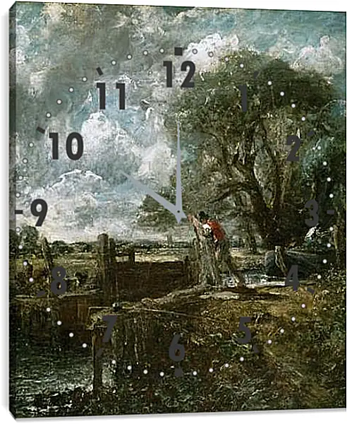 Часы картина - The Lock. Джон Констебл Часы картина - The Lock. Джон Констебл