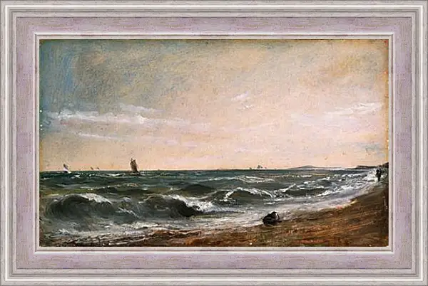 Картина в раме - Coast scene, Brighton. Джон Констебл Картина в раме - Coast scene, Brighton. Джон Констебл