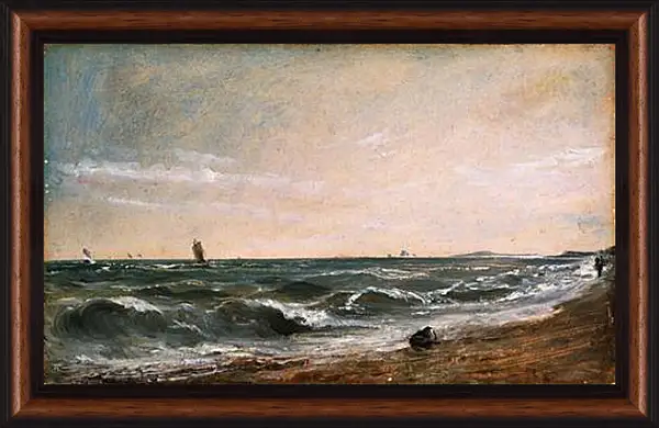 Картина в раме - Coast scene, Brighton. Джон Констебл Картина в раме - Coast scene, Brighton. Джон Констебл