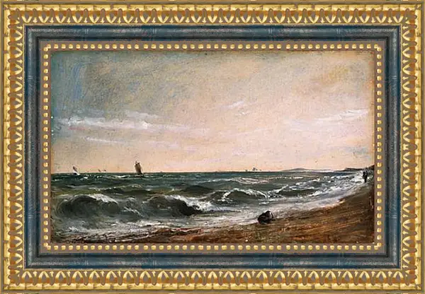 Картина в раме - Coast scene, Brighton. Джон Констебл Картина в раме - Coast scene, Brighton. Джон Констебл