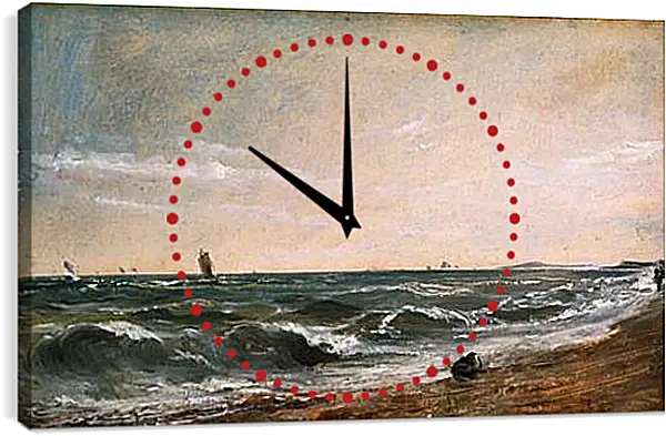 Часы картина - Coast scene, Brighton. Джон Констебл Часы картина - Coast scene, Brighton. Джон Констебл