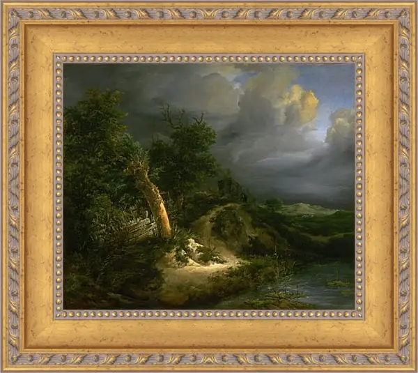 Картина в раме - Storm on the Dunes. Якоб ван Рейсдал Картина в раме - Storm on the Dunes. Якоб ван Рейсдал