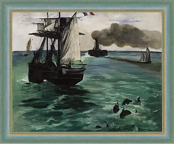 Картина в раме - Marine View. Эдуард Мане Картина в раме - Marine View. Эдуард Мане