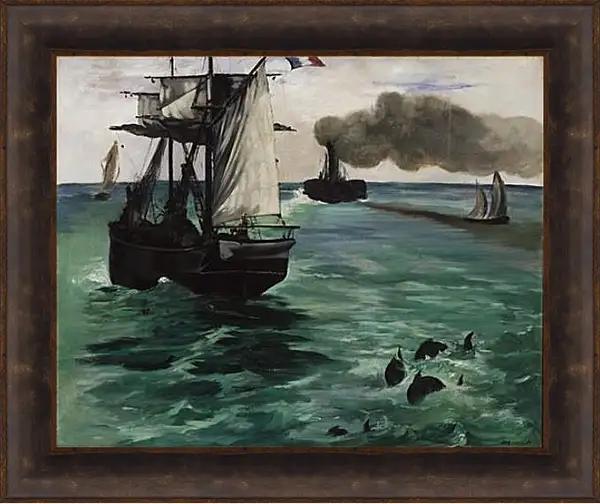 Картина в раме - Marine View. Эдуард Мане Картина в раме - Marine View. Эдуард Мане