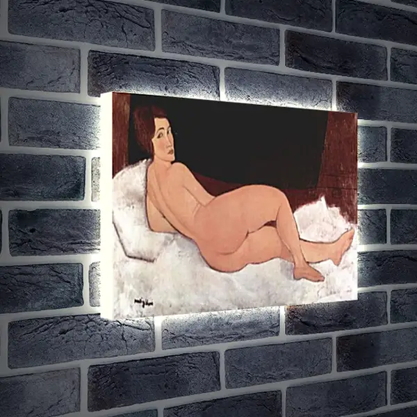 Лайтбокс световая панель - Лежащая обнаженная 1. Reclining Nude. Амедео Модильяни Лайтбокс световая панель - Лежащая обнаженная 1. Reclining Nude. Амедео Модильяни