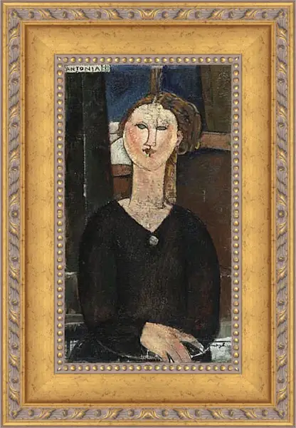 Картина в раме - Antonia. Амедео Модильяни Картина в раме - Antonia. Амедео Модильяни