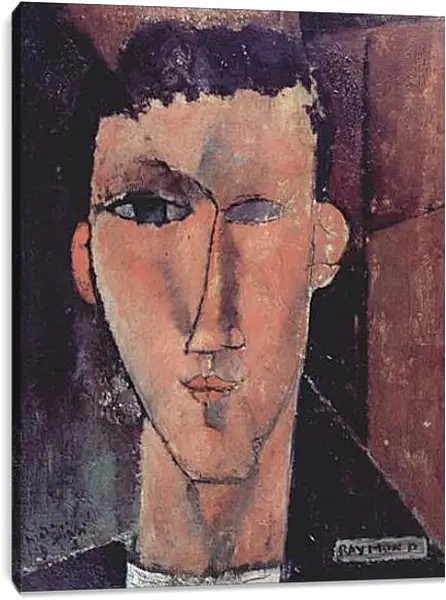 Постер на подрамнике - Portrait of Raymond. Портрет Раймонда. Амедео Модильяни Постер на подрамнике - Portrait of Raymond. Портрет Раймонда. Амедео Модильяни
