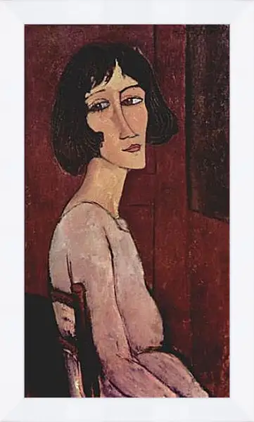 Картина в раме - Portrait of Margarita. Амедео Модильяни Картина в раме - Portrait of Margarita. Амедео Модильяни