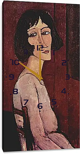 Часы картина - Portrait of Margarita. Амедео Модильяни Часы картина - Portrait of Margarita. Амедео Модильяни