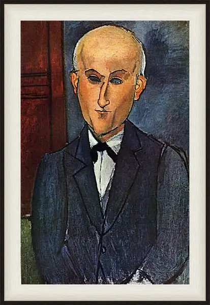 Картина в раме - Max Jacob. Амедео Модильяни Картина в раме - Max Jacob. Амедео Модильяни