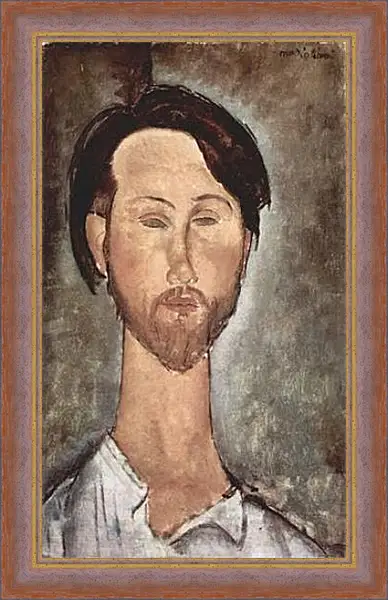 Картина в раме - Portrat des Leopold Zborowski. Амедео Модильяни Картина в раме - Portrat des Leopold Zborowski. Амедео Модильяни