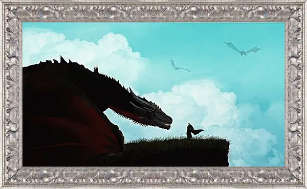 Картина в раме - Встреча Игра престолов Картина в раме - Встреча Игра престолов