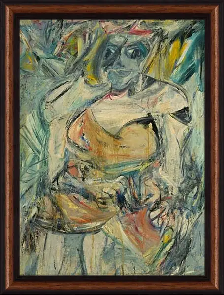 Картина в раме - Woman, II. (Женщина, II.) Виллем де Кунинг Картина в раме - Woman, II. (Женщина, II.) Виллем де Кунинг
