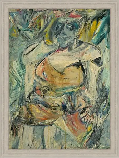 Картина в раме - Woman, II. Виллем де Кунинг Картина в раме - Woman, II. Виллем де Кунинг