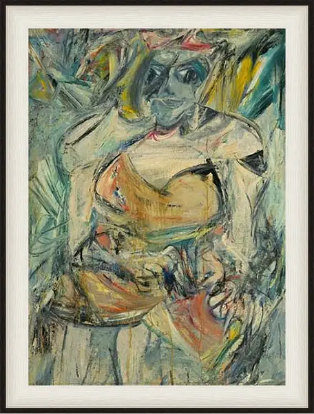 Картина в раме - Woman, II. Виллем де Кунинг Картина в раме - Woman, II. Виллем де Кунинг