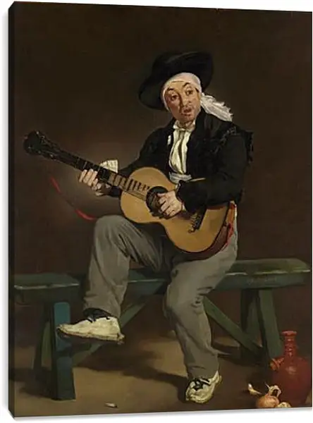 Постер на подрамнике - The Spanish singer. Эдуард Мане Постер на подрамнике - The Spanish singer. Эдуард Мане