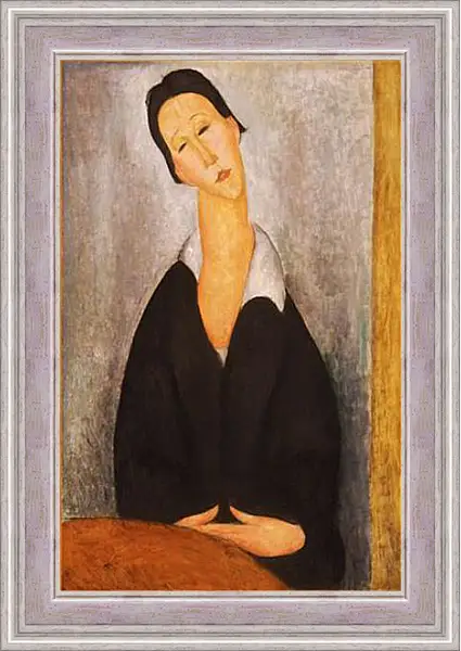 Картина в раме - Portrait of a Polish Woman. Амедео Модильяни Картина в раме - Portrait of a Polish Woman. Амедео Модильяни
