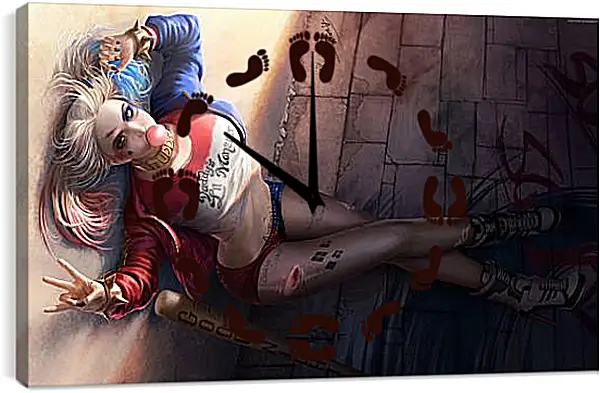 Часы картина - Харли Квинн (Harley Quinn) Часы картина - Харли Квинн (Harley Quinn)