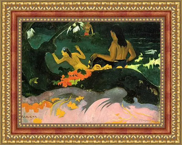 Картина в раме - By the Sea. Поль Гоген Картина в раме - By the Sea. Поль Гоген