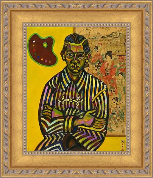 Картина в раме - Portrait of Enric Cristofol Ricart. Миро Жоан Картина в раме - Portrait of Enric Cristofol Ricart. Миро Жоан