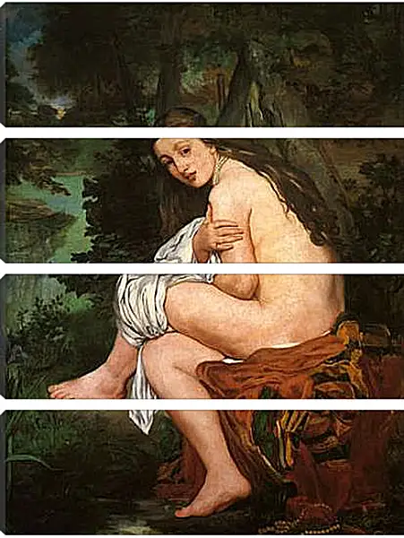 Модульная картина - The Surprised Nymph. Эдуард Мане Модульная картина - The Surprised Nymph. Эдуард Мане