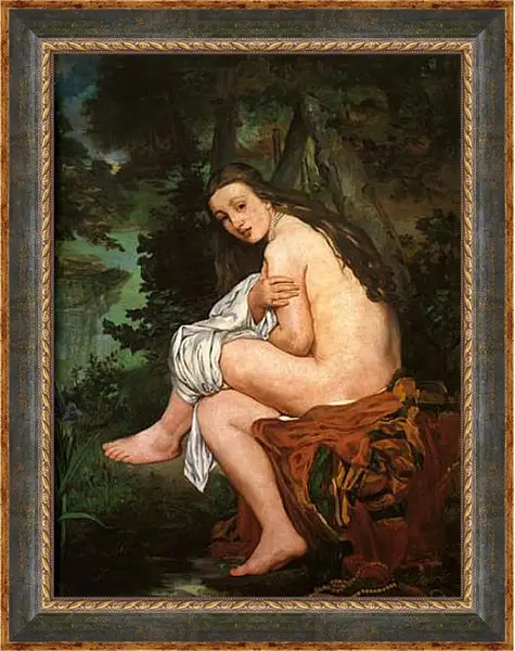 Картина в раме - The Surprised Nymph. Эдуард Мане Картина в раме - The Surprised Nymph. Эдуард Мане