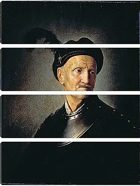 Модульная картина - Portrait of a Man. Рембрандт Модульная картина - Portrait of a Man. Рембрандт