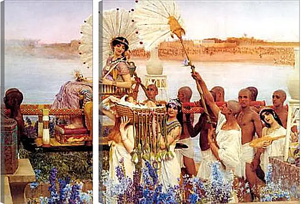 Модульная картина - Обретение Моисея. Лоуренс Альма-Тадема Модульная картина - Обретение Моисея. Лоуренс Альма-Тадема