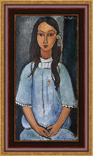 Картина в раме - Alice. Амедео Модильяни Картина в раме - Alice. Амедео Модильяни