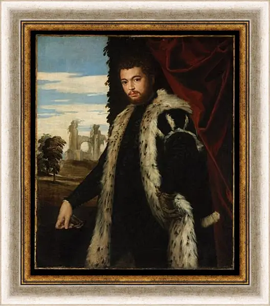 Картина в раме - Portrait of a Man. Паоло Веронезе Картина в раме - Portrait of a Man. Паоло Веронезе