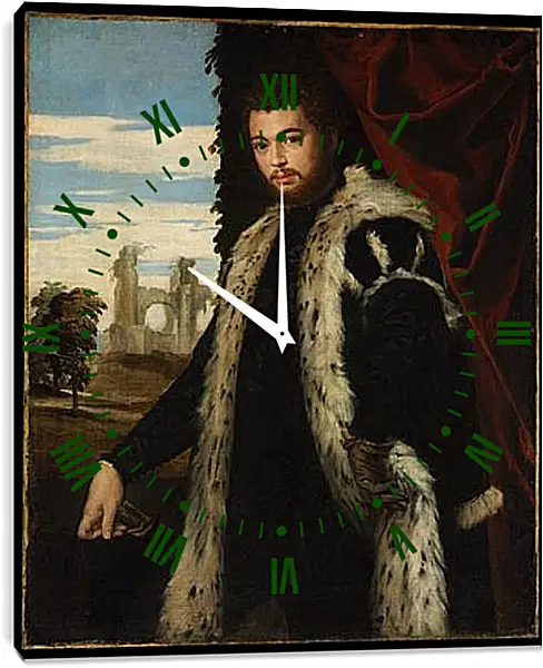 Часы картина - Portrait of a Man. Паоло Веронезе Часы картина - Portrait of a Man. Паоло Веронезе