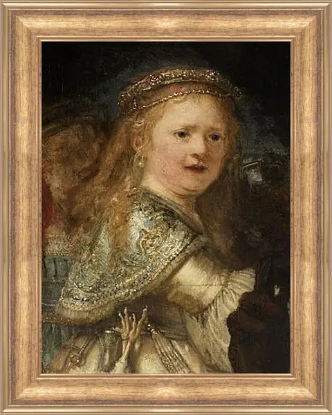 Картина в раме - Saskia van Uylenburgh. Рембрандт Картина в раме - Saskia van Uylenburgh. Рембрандт