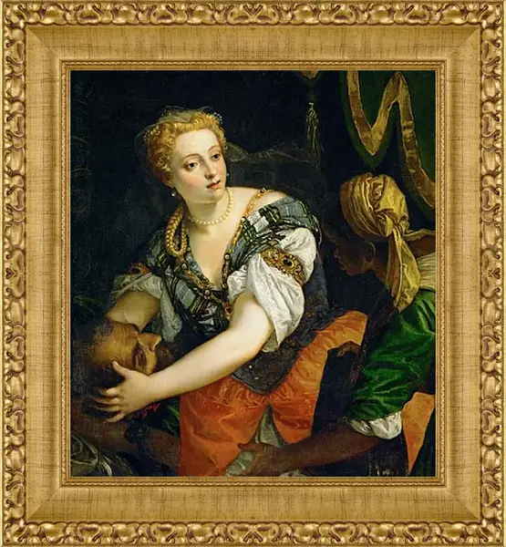 Картина в раме - Judith with the Head of Holofernes. Паоло Веронезе Картина в раме - Judith with the Head of Holofernes. Паоло Веронезе