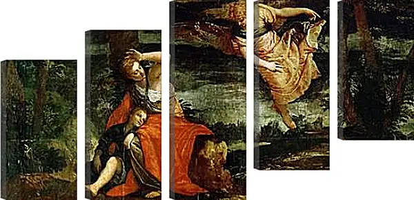 Модульная картина - Hagar in exile. Паоло Веронезе Модульная картина - Hagar in exile. Паоло Веронезе