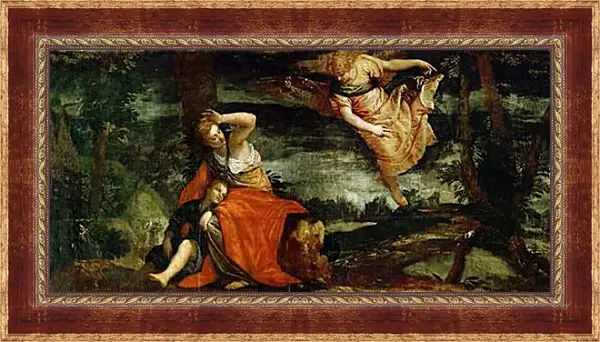 Картина в раме - Hagar in exile. Паоло Веронезе Картина в раме - Hagar in exile. Паоло Веронезе